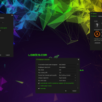 Razer GUI with background